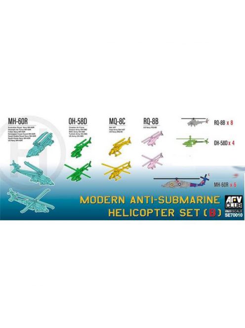 AFV-Club - Modern Anti-Submarine Helicopter Set (B)