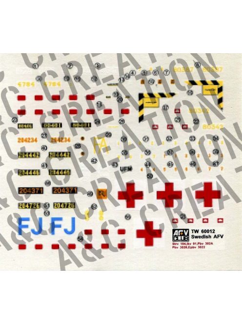 Afv-Club - decal for Swedish Strv 14/Ikv91