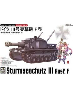 Afv-Club - World Of Q Tank Series Sturmgeschatz III Ausf F