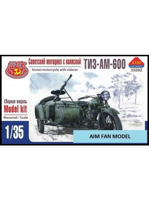 Aim -Fan Modell - TIZ-AM-600 Soviet motorcycle with sideca