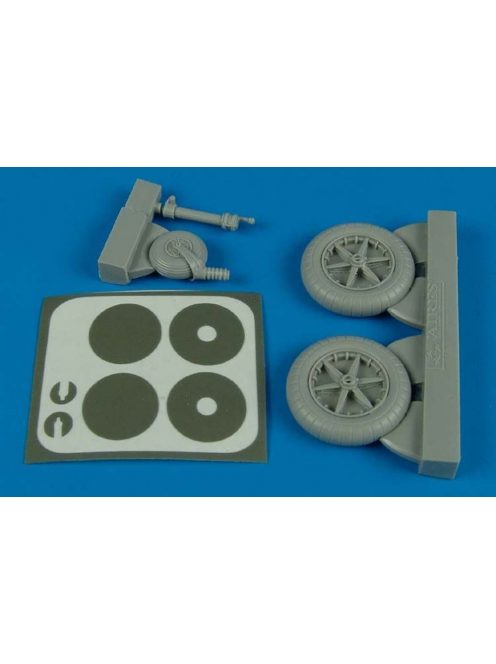 Aires - Bf 109F wheels & masks for Trumpeter