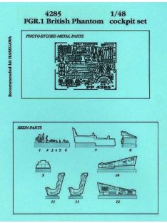   Aires - British Phantom FGR.1 Cockpit Set für Hasegawa Bausatz