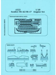 Aires - Seafire FR 46/FR 47 Motor Set for Airfix