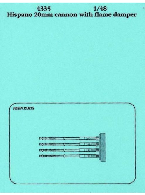 Aires - Hispano 20mm cannons with flame damper