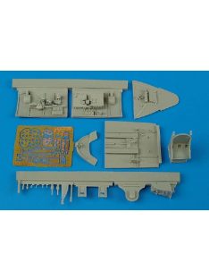 Aires - F6F-5 Hellcat cockpit set for Hasegawa kit