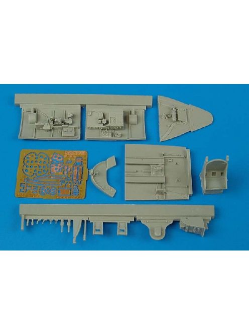 Aires - F6F-5 Hellcat cockpit set for Hasegawa kit