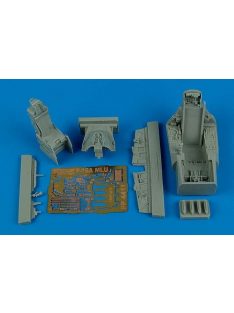 Aires - F-16A MLU Falcon cockpit set für Hasegawa Bausatz