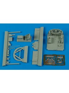 Aires - N1K1 Shiden cockpit set for Hasegawa