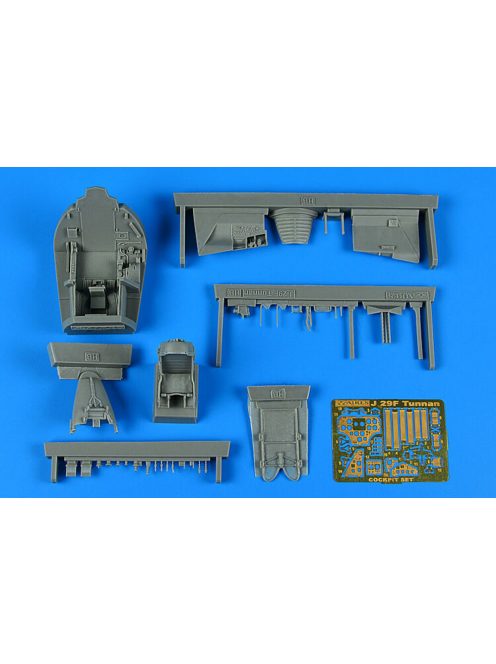 Aires - SAAB J 29 Tunnan cockpit set