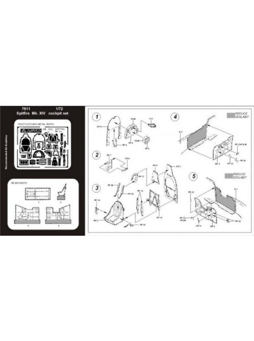 Aires - 1/72 Spitfire Mk. XIV cockpit set