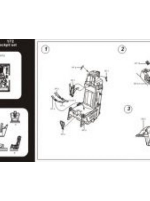 Aires - 1/72 F-16C Fighting Falcon cockpit set