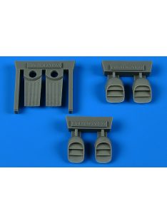   Aires - 1/72 Harrier AV-8A/GR.1/GR.3/FRS.1 exhaust nozzles for ESCI/ITALERI kit