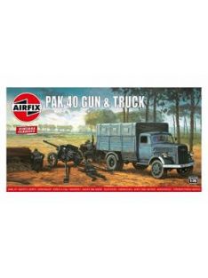 Airfix - Opel Blitz Pak 40 Gun Vintage Classic