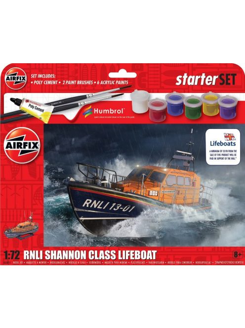 Airfix - Starter Set - RNLI Shannon Class Lifeboat