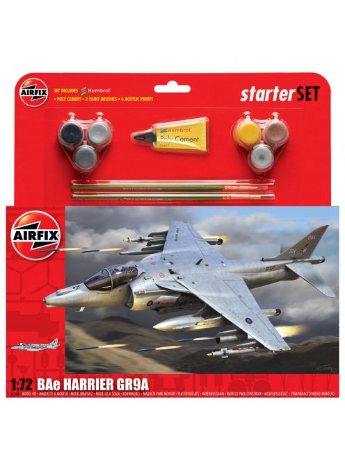 Airfix - Starter Set Harrier GR9 (new tool)