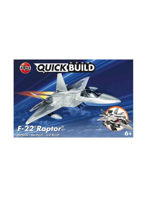 Airfix - QUICKBUILD F22 Raptor - Snap-fit