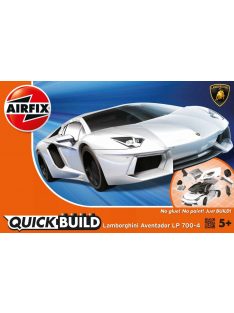 Airfix - QUICKBUILD Lamborghini Aventador - White - Snap Fit