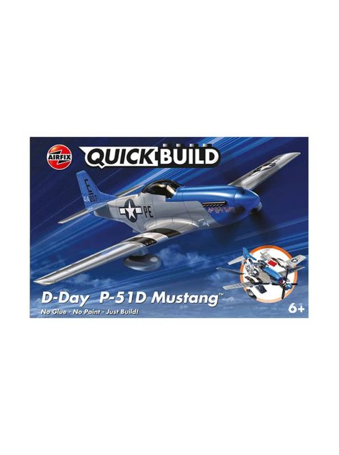 Airfix - QUICKBUILD D-Day P-51D Mustang