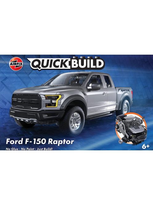 Airfix - QUICKBUILD Ford F-150 Raptor - Grey