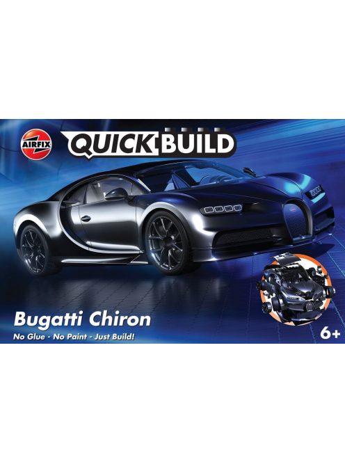 Airfix - QUICKBUILD Bugatti Chiron - Black