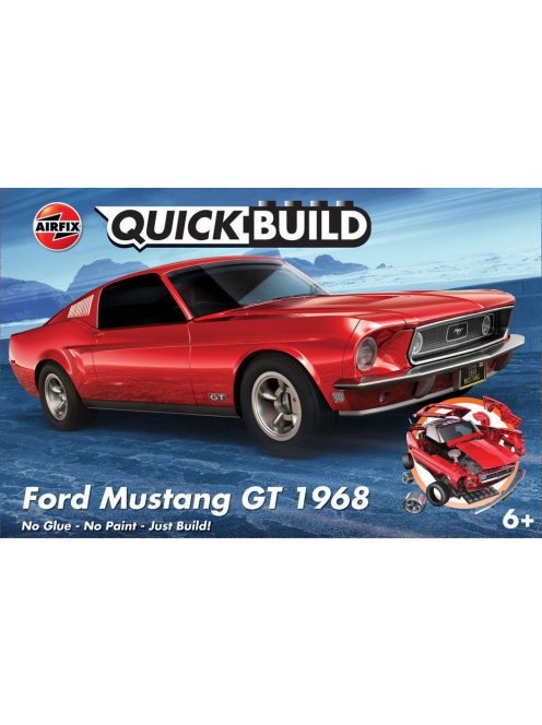 Airfix - QUICKBUILD Ford Mustang GT 1968