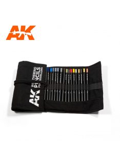 AK Interactive - Weathering Pencils Full Range Case