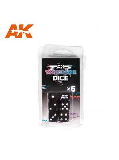 AK Interactive - Set 6 Dices (Black)