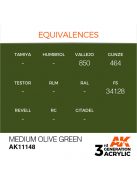 AK Interactive - Medium Olive Green 17ml