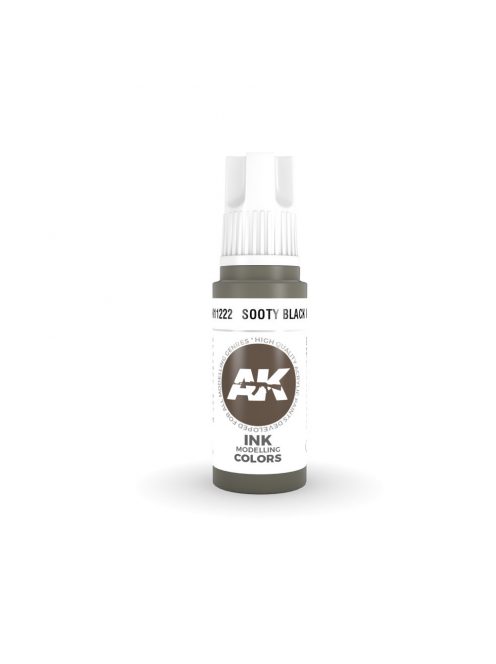 AK Interactive - Sooty Black INK 17ml