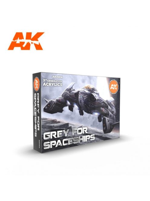 AK Interactive - Grey For Spaceships Set