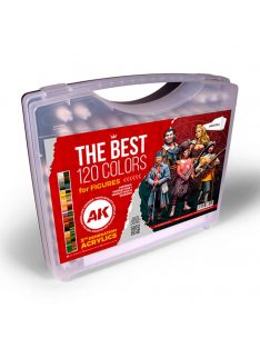 AK Interactive - 3G PLASTIC BRIEFCASE 120 FIGURE COLORS