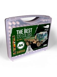 AK Interactive - 3G PLASTIC BRIEFCASE 120 AFV COLORS