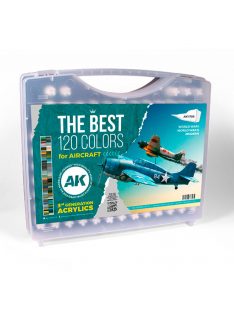 AK Interactive - 3G PLASTIC BRIEFCASE 120 AIRCRAFT COLORS