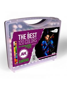 AK Interactive - 3G PLASTIC BRIEFCASE 120 WARGAME COLORS