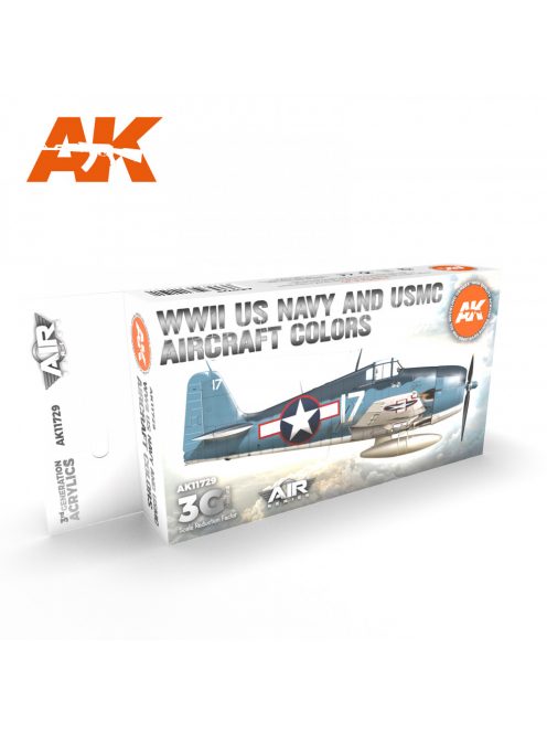 AK Interactive - WWII US Navy & USMC Aircraft Colors SET 3G