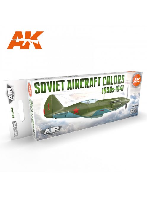 AK Interactive - Soviet Aircraft Colors 1930s-1941 SET 3G