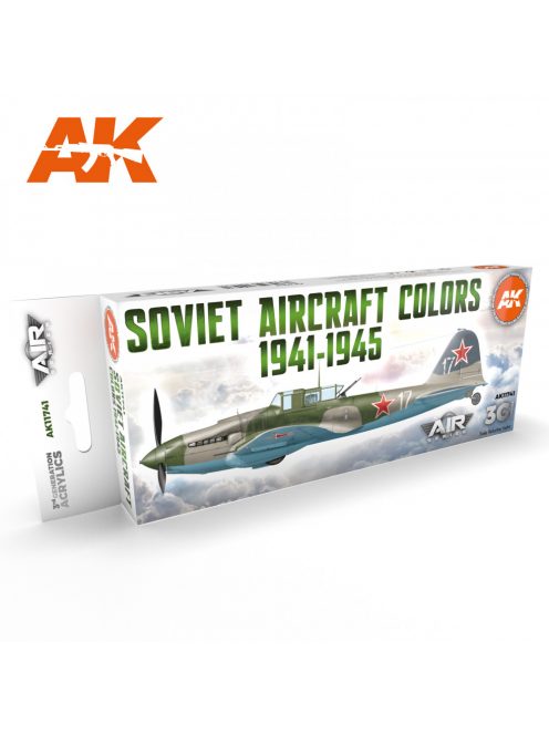 AK Interactive - Soviet Aircraft Colors 1941-1945 SET 3G