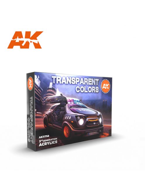 AK Interactive - Transparent Colors Set 3G