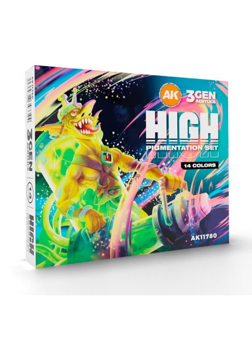 AK Interactive - High Pigmentation Set 14 Colors 3Gen