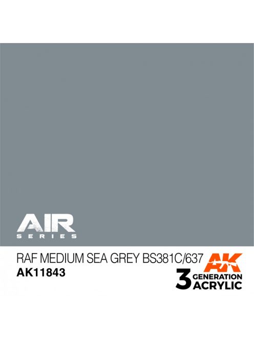 AK Interactive - RAF Medium Sea Grey BS381C/637