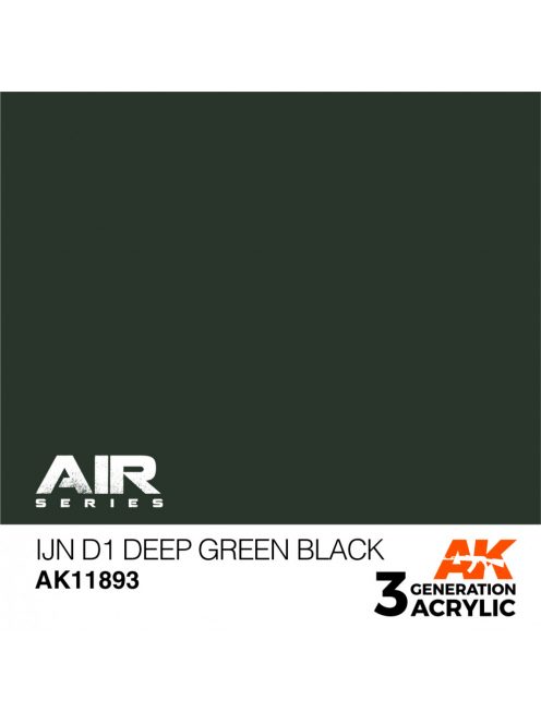 AK Interactive - IJN D1 Deep Green Black