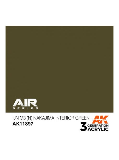 AK Interactive - IJN M3 (N) Nakajima Interior Green