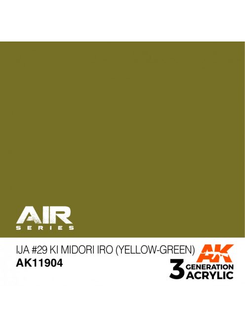 AK Interactive - IJA #29 Ki Midori iro (Yellow-Green)