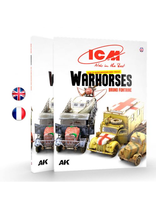 AK Interactive - ICM - HOW TO PAINT &WEATHER WW2 TRUCKS WARHORSES - ES