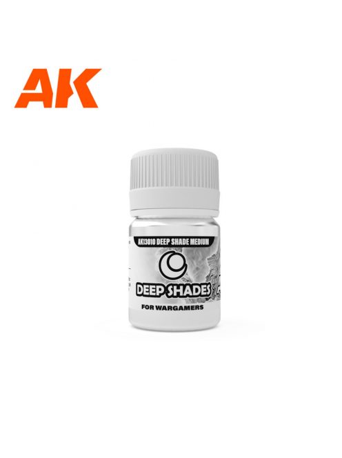 AK Interactive - AK13010 DEEP SHADE MEDIUM - Deep Shade (30ml) - Acrylic Paint Medium