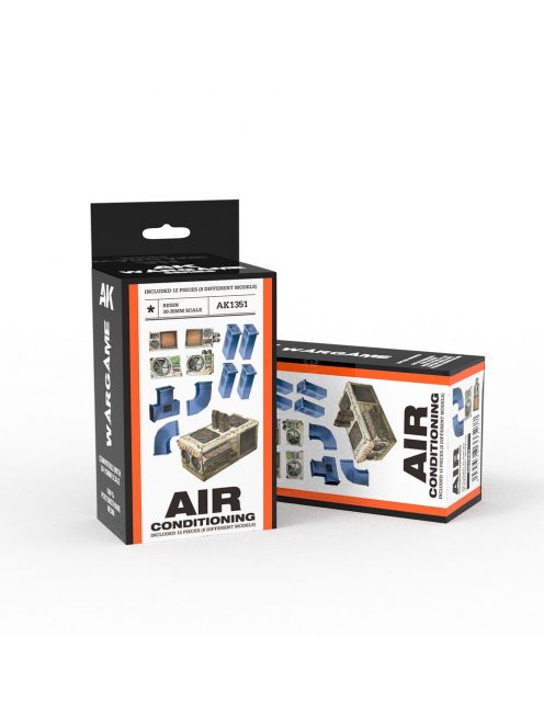 AK Interactive - AIR CONDITIONING SET WARGAME (RESIN 30-35MM)