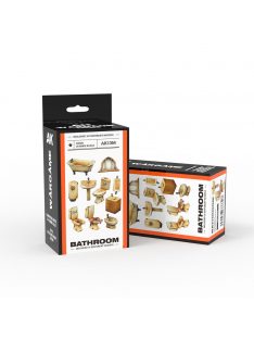 AK Interactive - BATHROOM SET WARGAME (RESIN 30-35MM)