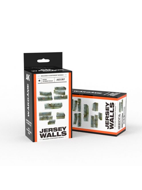 AK Interactive - JERSEY WALLS SET WARGAME (RESIN 30-35MM)