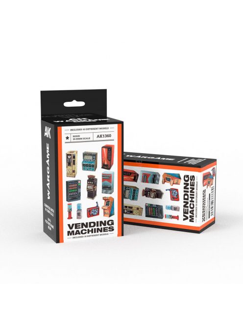 AK Interactive - VENDING MACHINE SET WARGAME (RESIN 30-35MM)