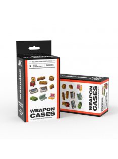   AK Interactive - WEAPON CASES SCENOGRAPHY WARGAME SET  (30-35MM)